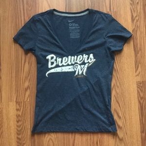 Milwaukee Brewers Nike V-Neck